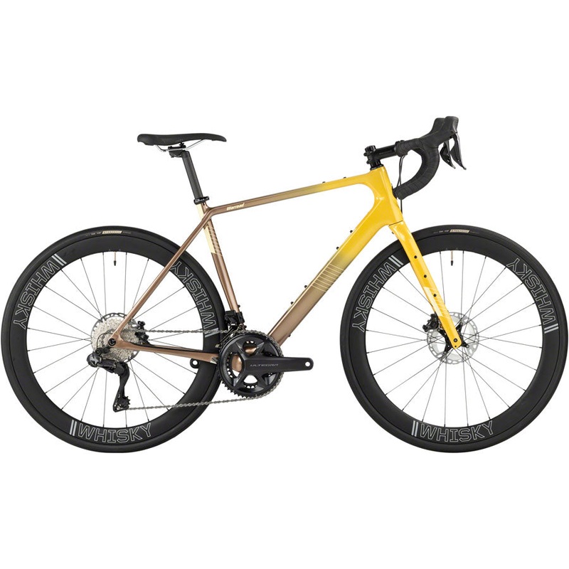 Salsa Warroad C Ultegra 12 Di2 Bike – 700c, Carbon, Gold Fade, 59cm