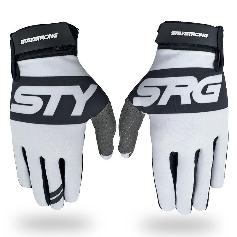 Stay Strong Classic Gloves – White