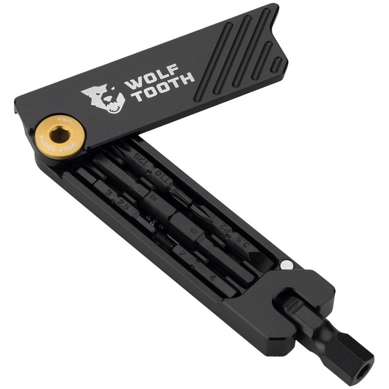 Wolf Tooth 6-Bit Hex Wrench – Multi-Tool, Gold