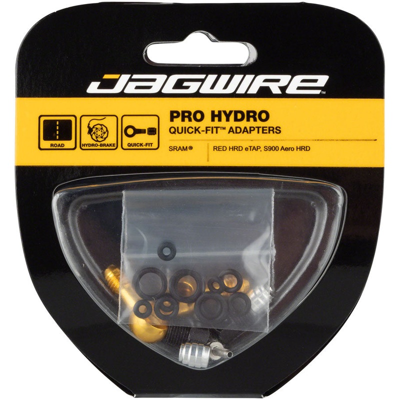 Jagwire Pro Quick-Fit Adapters for Hydraulic Hose – Fits SRAM RED eTap HRD and S900 Aero HRD