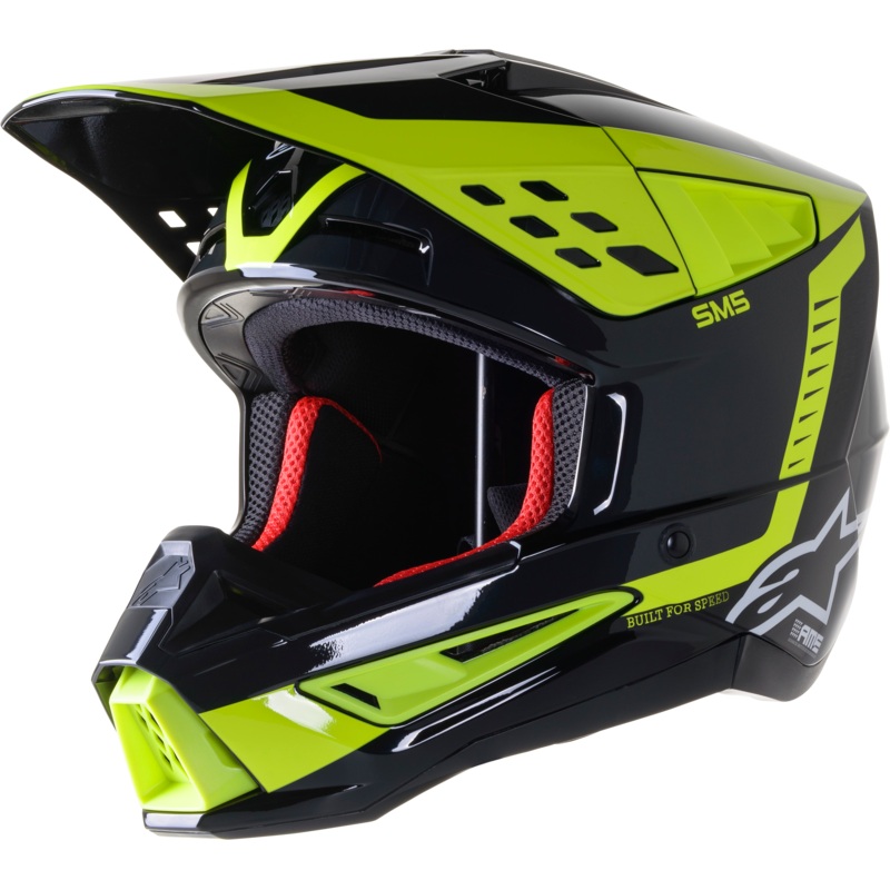 S M5 Beam Helmet Blk/Anthra/Ylw Fluo Glossy Lg
