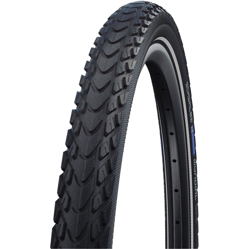 Schwalbe Marathon Mondial Tire – 700 x 35, Clincher, Folding, Black/Reflective, Evolution, TravelStar, V-Guard, DoubleDefense