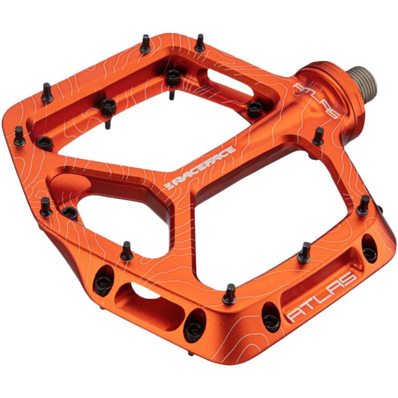 Atlas Platform Pedals Orange
