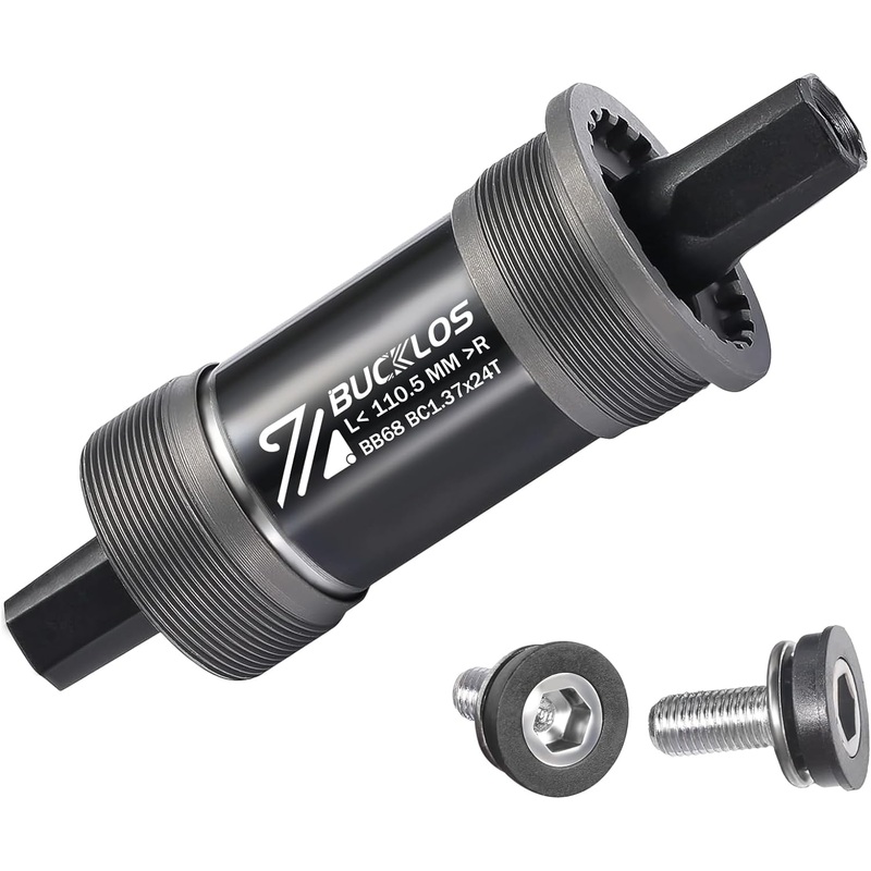 B201 Square Tapered Bottom Bracket with Screws BB100-Black