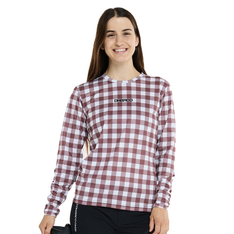 DHaRCO Women’s Long Sleeve Gravity Jersey – Women’s XL – Sterling