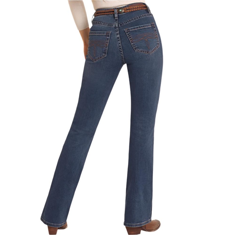 Rock & Roll Denim Women’s Side Seam Bootcut Jean