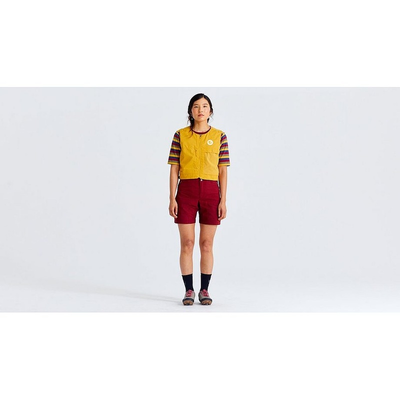 s/f gear vest wmn ochre s