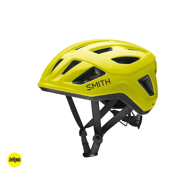 Smith Signal Mips Road Helmet Neon Yellow