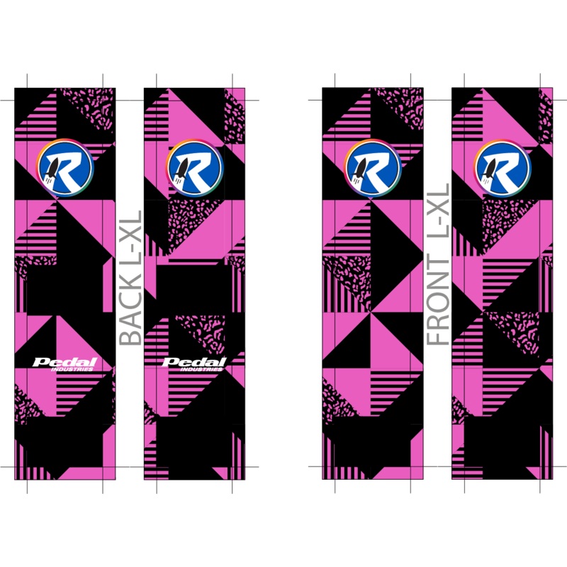 Red Rocket Revolution PINK SUBLIMATED SOCK