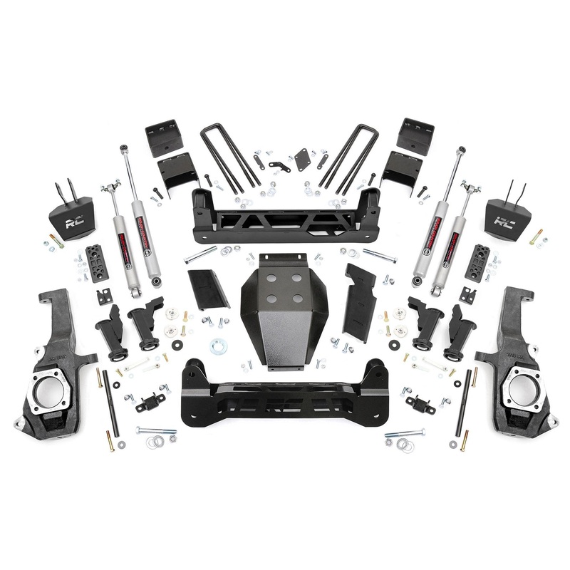 Rough Country | 7.5 Inch Lift Kit | Torsion Drop | Chevy/GMC 2500HD/3500HD (11-19) | 10430