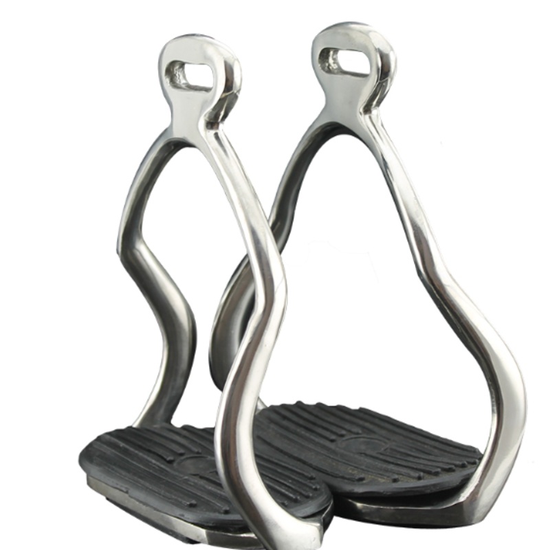 Stirrup iron bent leg