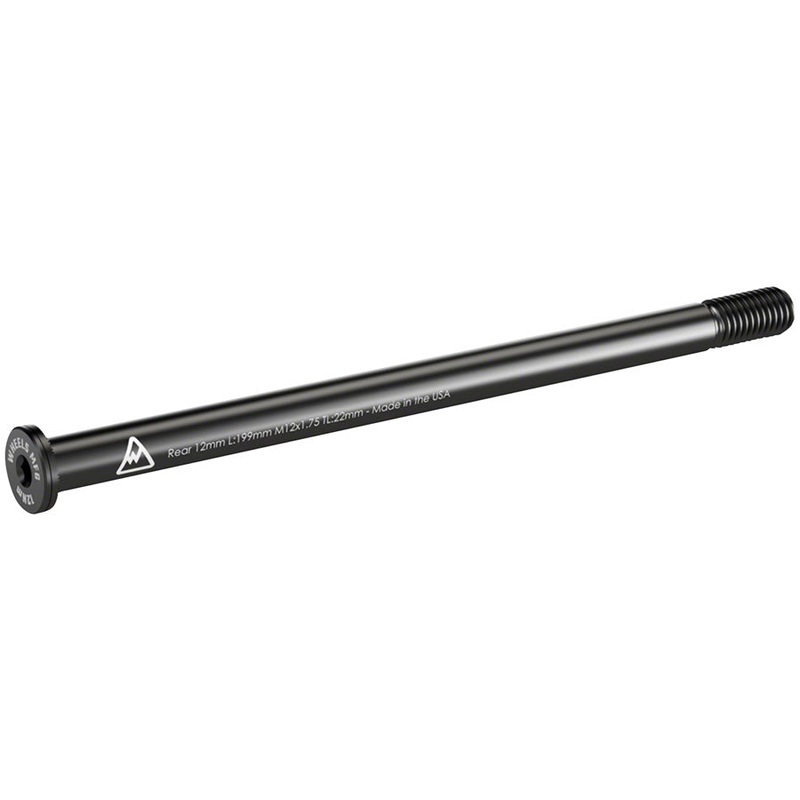 Wheels Manufacturing Rear Thru Axle – M12 x 1.75 x 22, 199mm
