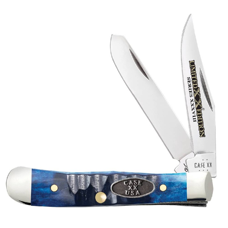 Case Tiny Trapper – Ocean Blue Bone Gator Jig – Limited Edition XXXVIII