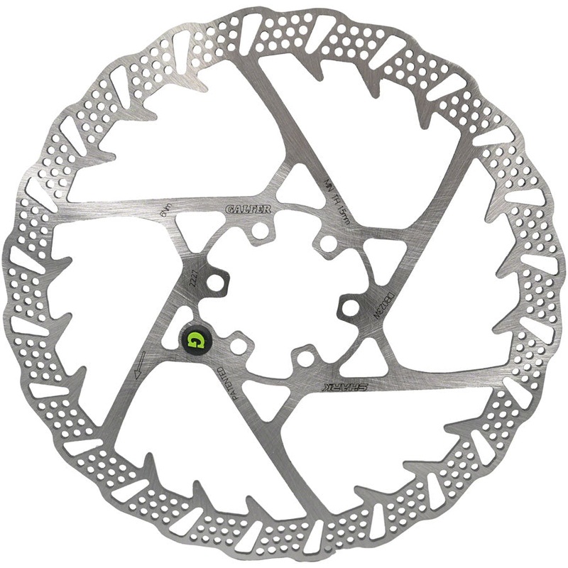Galfer Shark Disc Brake Rotor – 180mm x 2.0mm 6-Bolt
