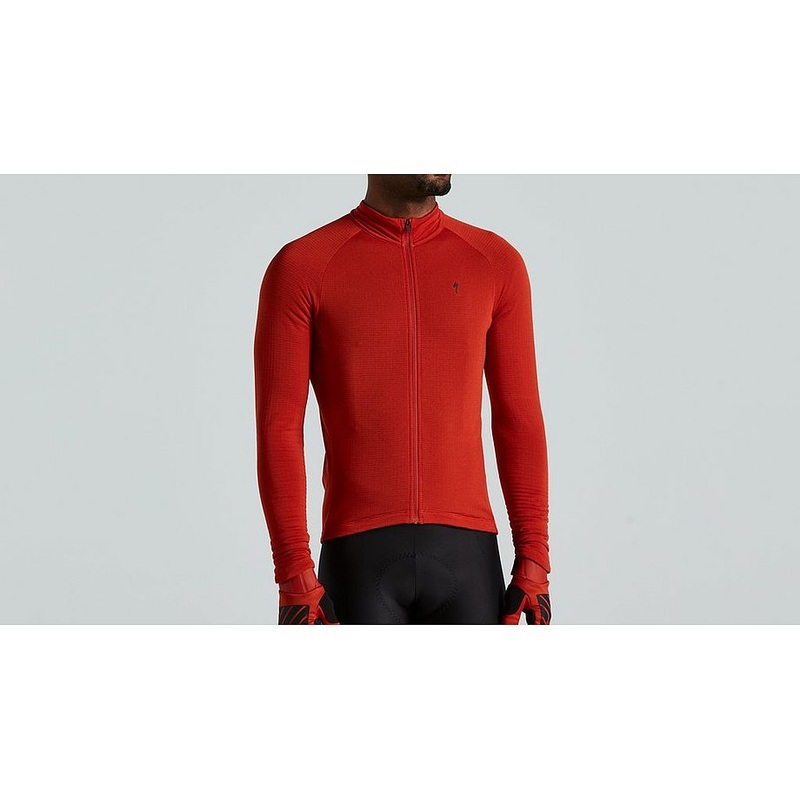 Specialized Prime-Series Thermal Jersey Ls Men Redwood Xs