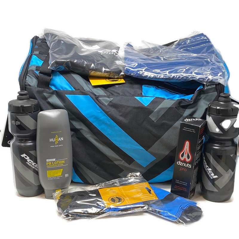 ULTIMATE RACEDAY BAG – email help@pedalindustries.com size and color choices