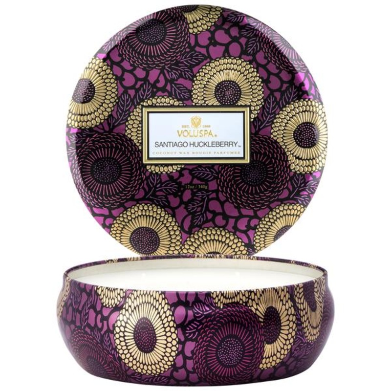 Voluspa Santiago Huckleberry 3-Wick Tin Candle – FINAL SALE