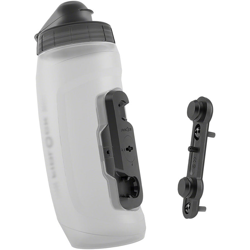 Fidlock TWIST Water Bottle Cage Set – Bike Base Mount Bolt-On 590ml Clear