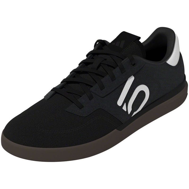 Five Ten Sleuth Canvas Flat Shoes – Mens Core Black/Core Black/FTWR White 6