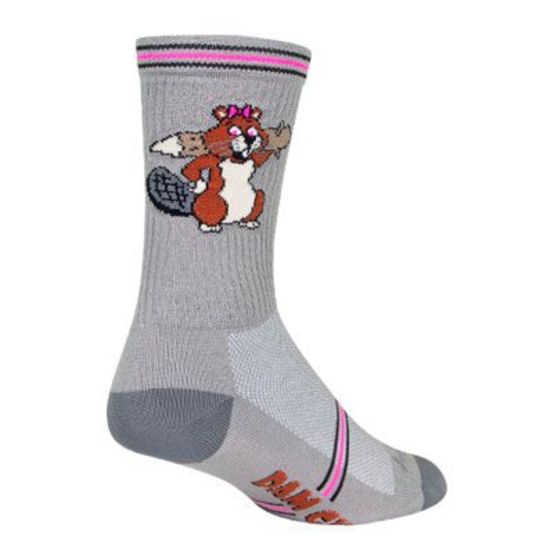 Sockguy Crew Dam Girl 6″ Socks 9-13 Grey