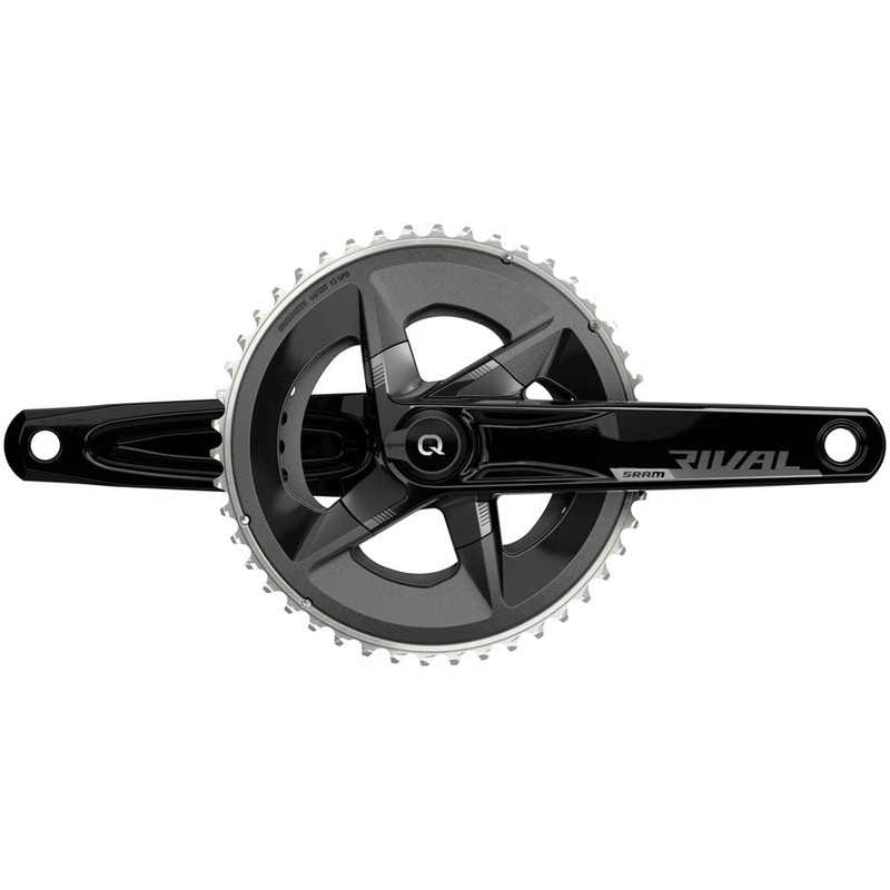 SRAM Rival AXS Crankset Quarq Power Meter – 160mm 12-Speed 48/35t Yaw 107 BCD DUB Spindle Interface BLK D1