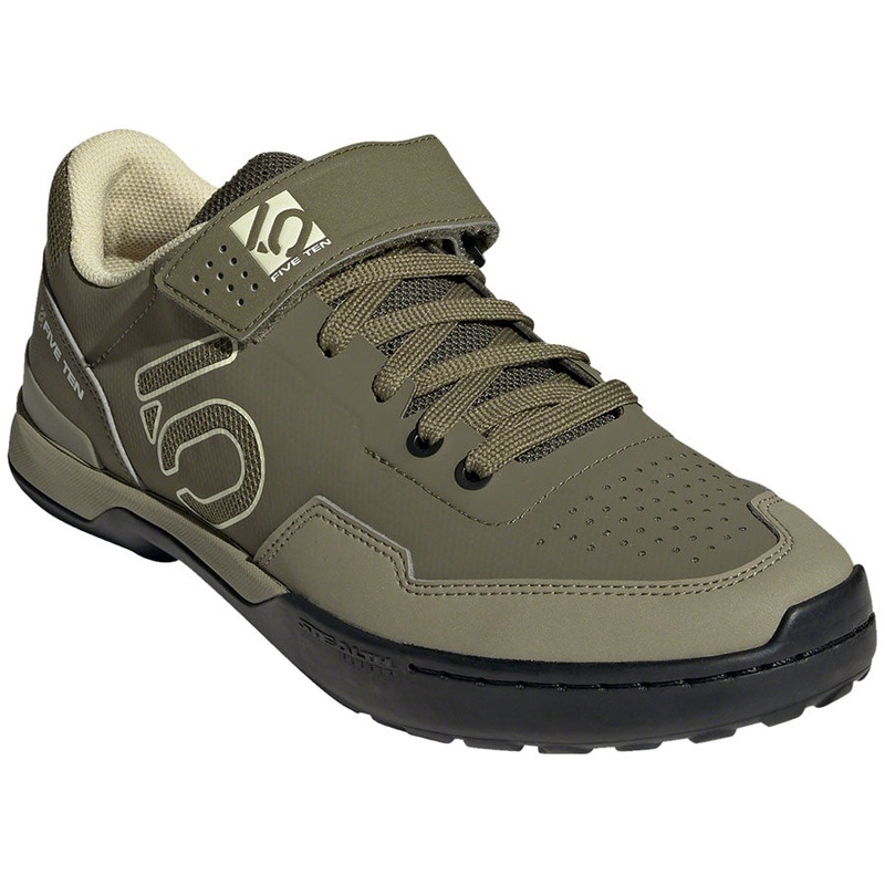 Five Ten Kestrel Lace Mountain Clipless Shoes – Men’s, Focus Olive/Sandy Beige/Orbit Green, 12