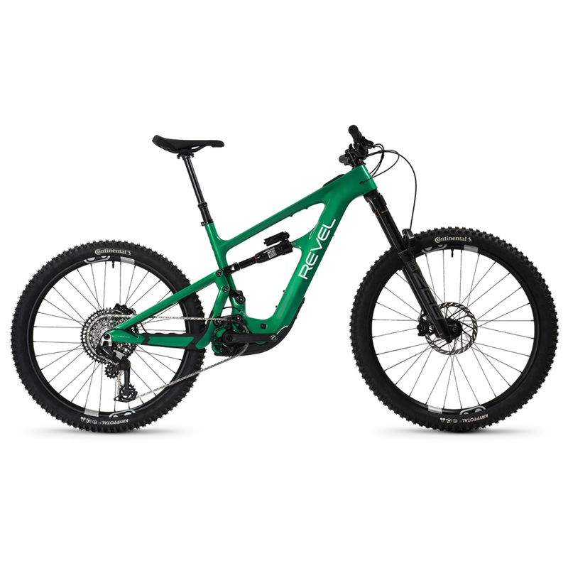Revel ReRun Complete E-Bike w/ Treeline SRAM Eagle 90 T-Type Kit, Green