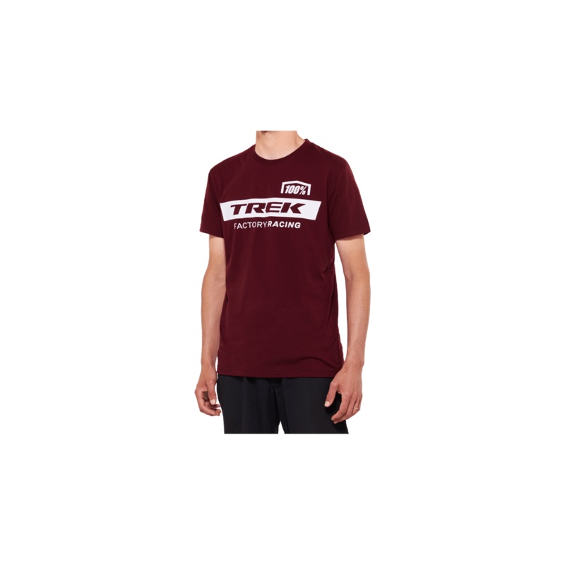 100% Trek Facoryt Race Tee Dark Red