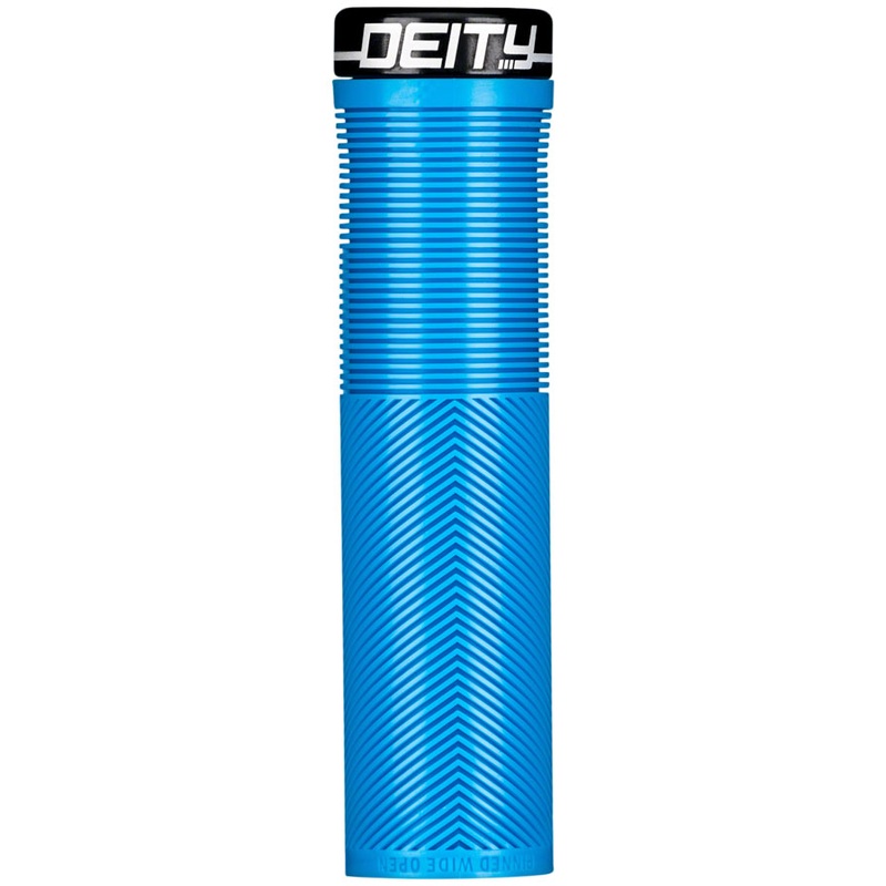 DEITY Knuckleduster Grips – Blue, Lock-On