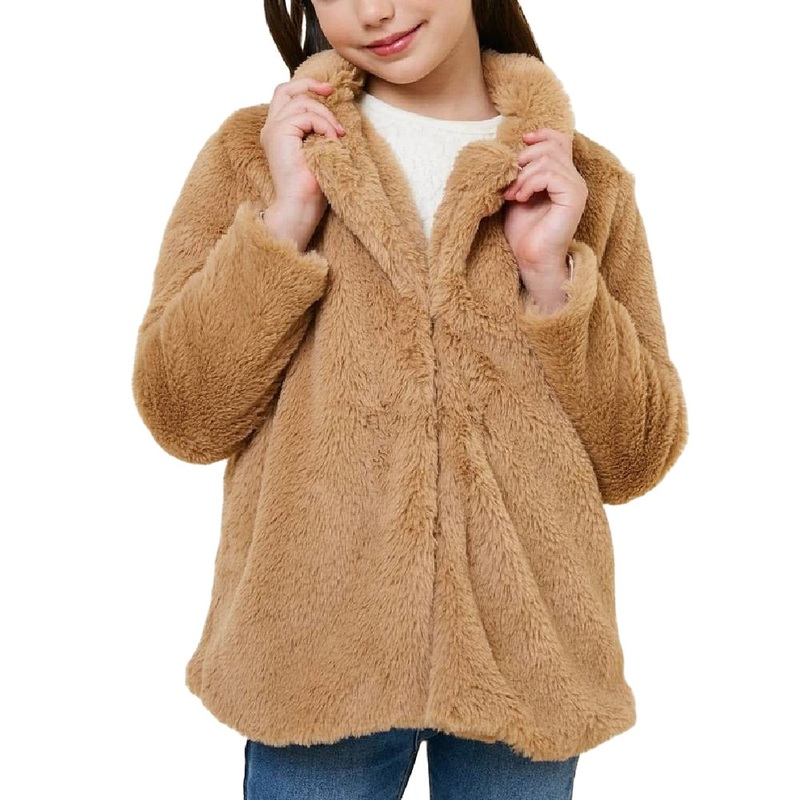 Girl’s Faux Fur Coat – FINAL SALE
