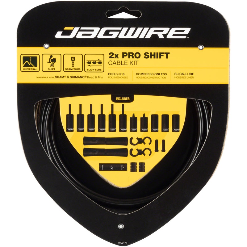 Jagwire Pro Shift Kit Mountain SRAM/Shimano, Black