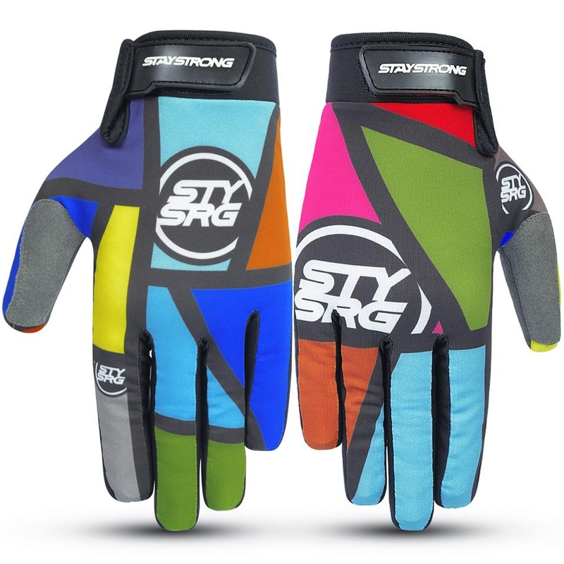 Stay Strong Mondrian Gloves – Multi