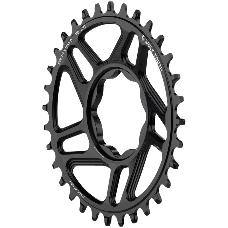 Wolf Tooth Trek TQ Direct Mount Chainring – Drop-Stop B 30T Black
