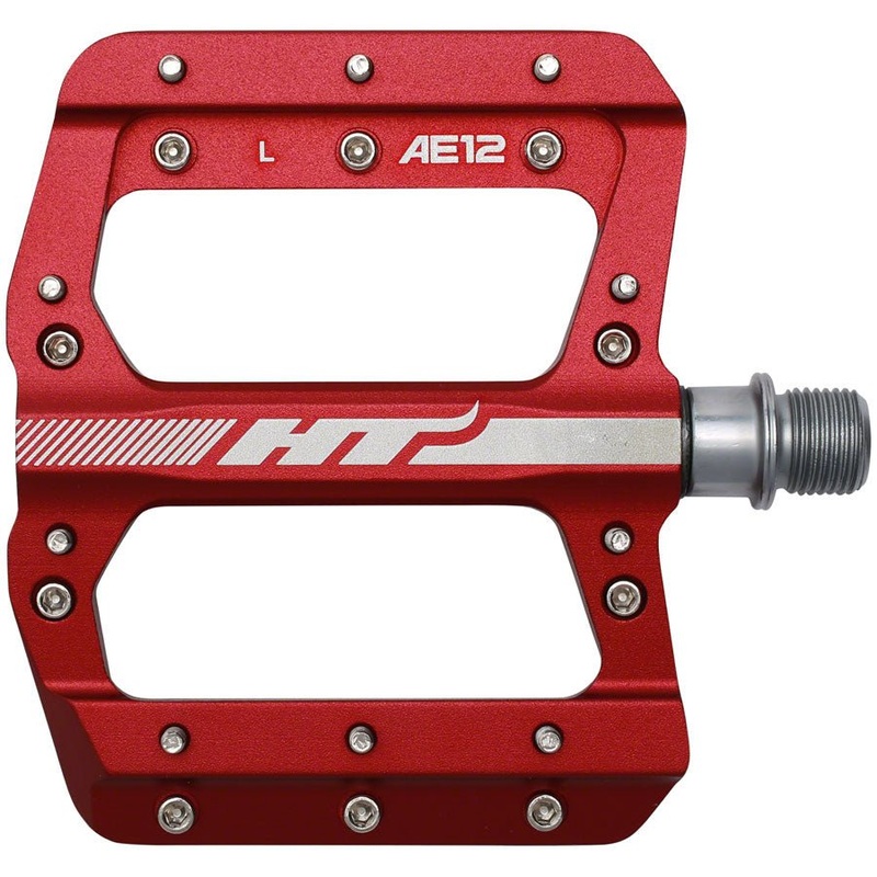 HT Components AE12 Pedals – Platform Aluminum 9/16″ Red