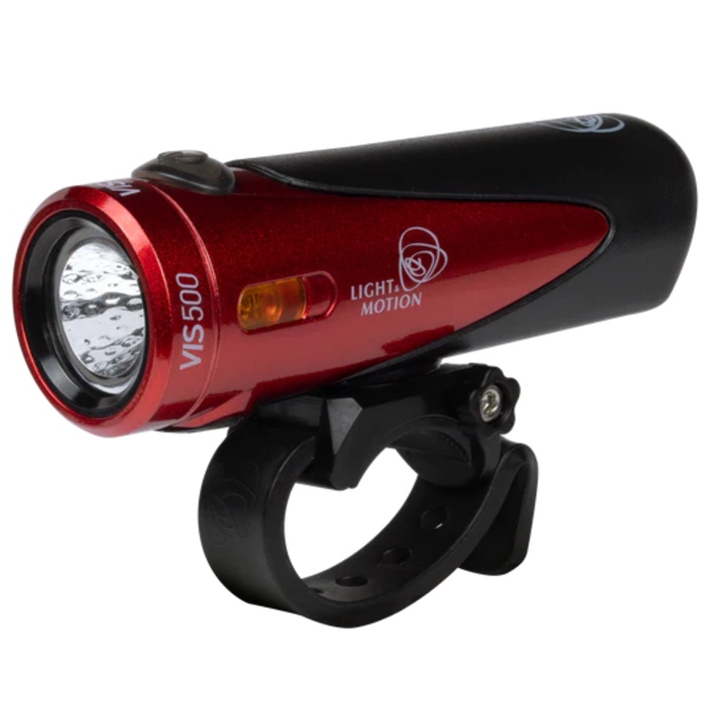 Light and Motion VIS 500 Headlight: Racer Red/Black