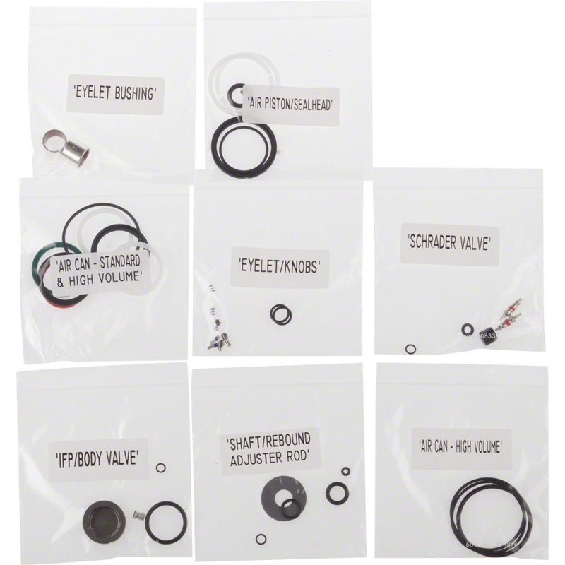 RockShox Rear Shock Service Kit – Monarch B1 (RL) C1 (R,RT,RT3) D1 (RT3)