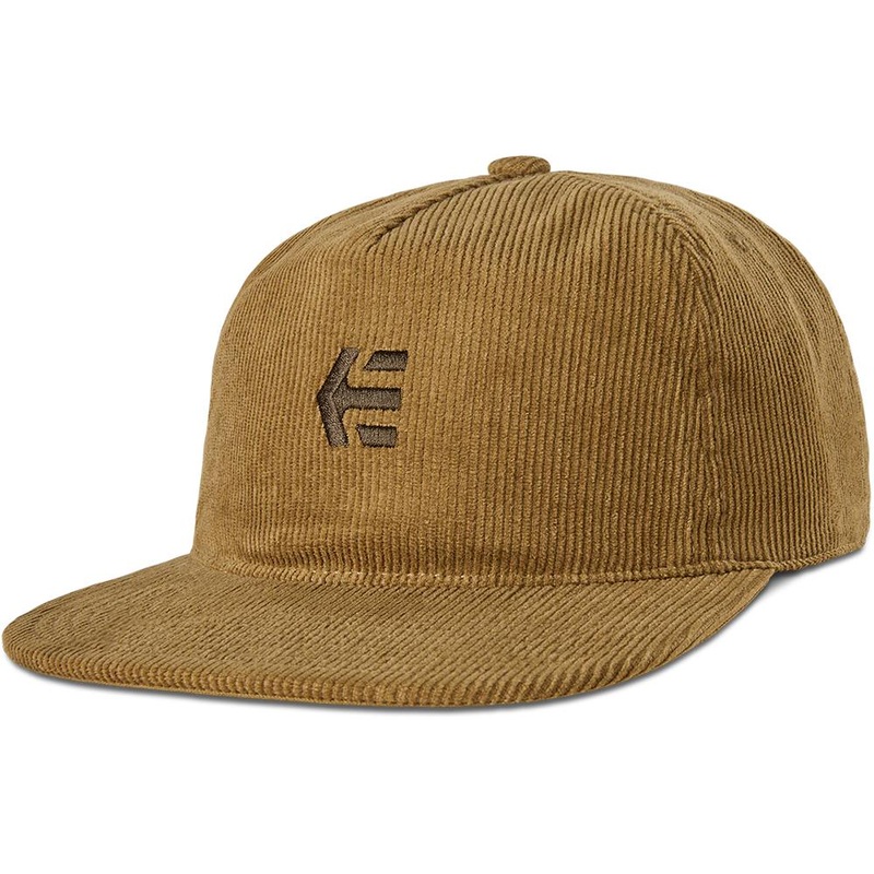 Etnies Arrow Cord Strapback Hat – Brown