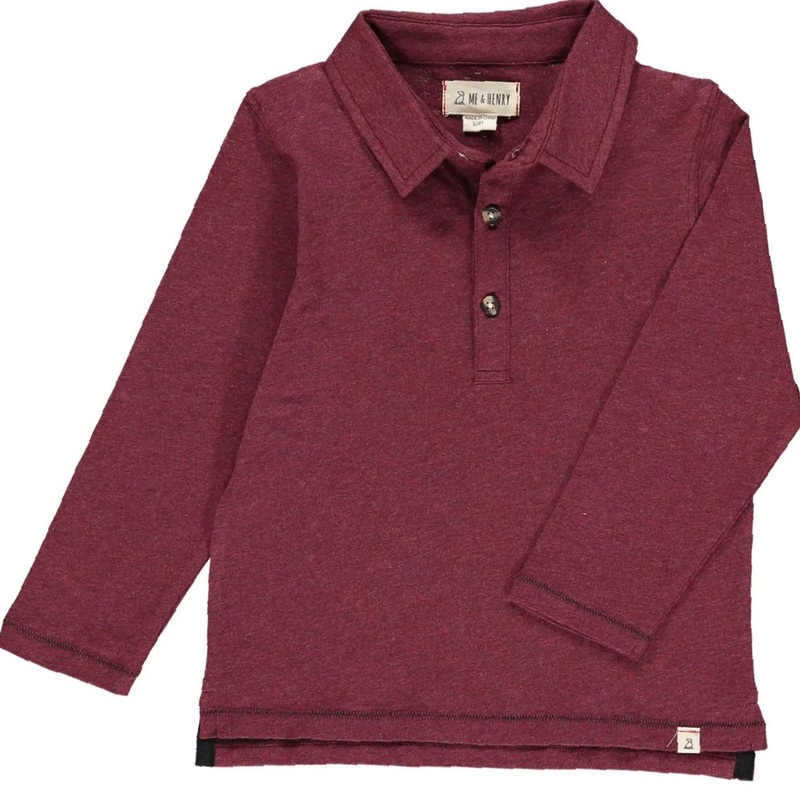 Me & Henry Millington Polo Shirt – Wine