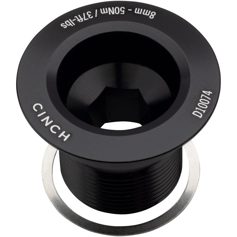 RaceFace CINCH Crank Bolt with Washer – NDS, M18, Gloss Black