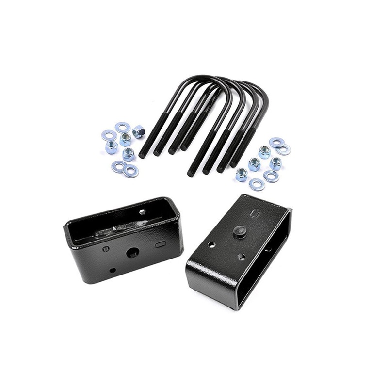 Rough Country | 2 Inch Block & U-Bolt Kit | Ford F-250 Super Duty 2WD/4WD (2011-2016) | 6582