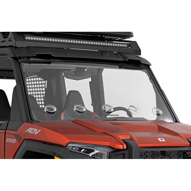 Rough Country | Vented Full Windshield | Scratch Resistant | Polaris XPEDITION XP 5  | 98202410