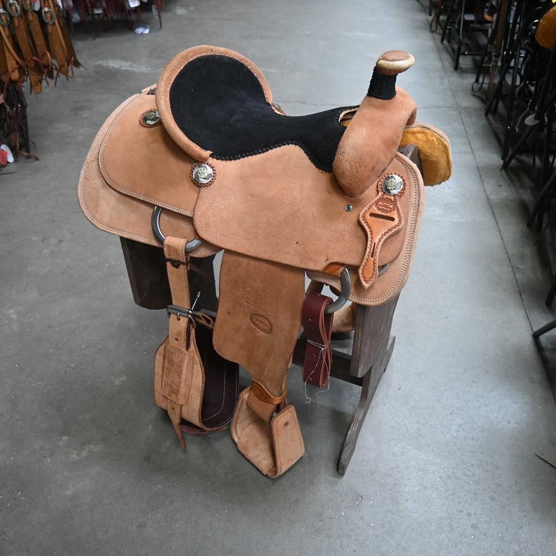 15″ TESKEY’S TEAM ROPING SADDLE