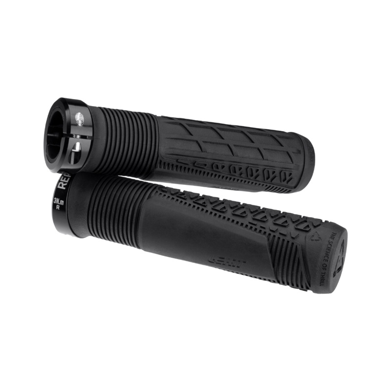 Leatt ReaFlex 6.0 Grips – Black – Single Lock On Grips – 31mm – Regular