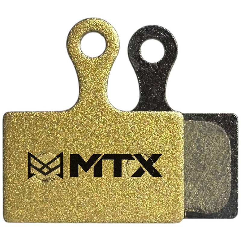 MTX Gold Label HD Disc Brake Pads – Ceramic/Kevlar Compound, Shimano Road XTR 9100 / GRX / Dura-Ace Road, 2-Piston,