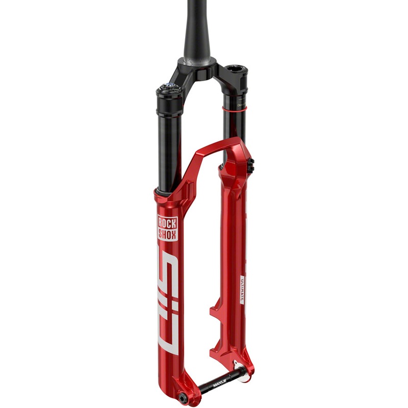 RockShox SID Ultimate Race Day 2 Suspension Fork – 29″ 120 mm 15×110 mm 44 mm Offset Electric Red 2P Remote D1