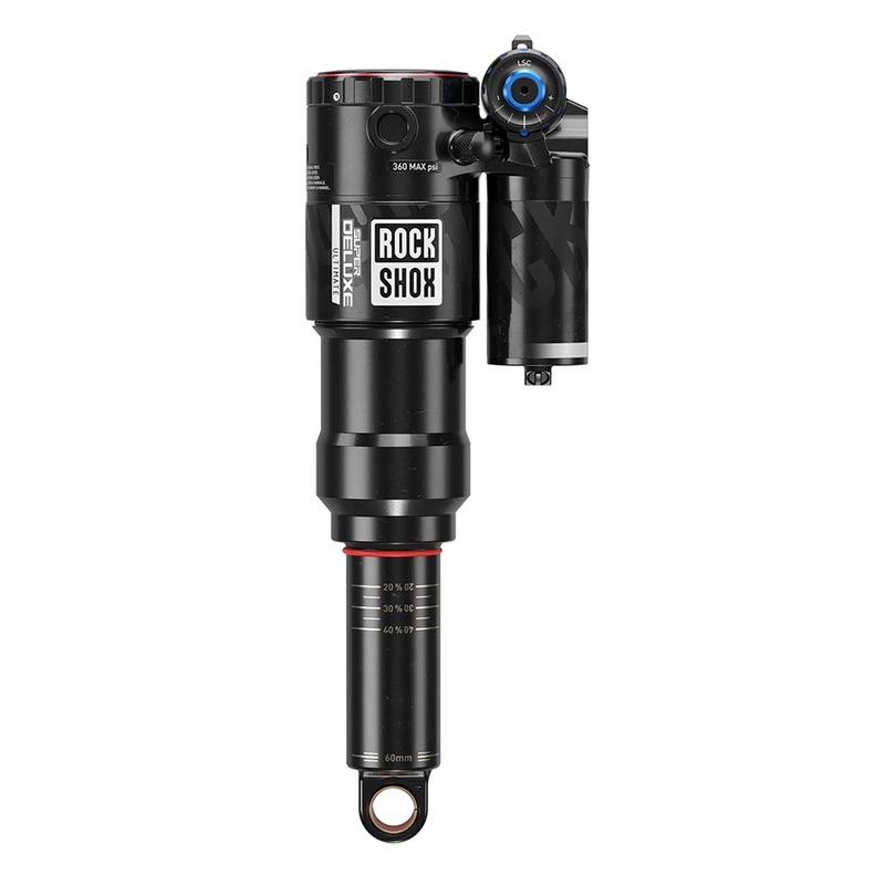 RockShox Super Deluxe Ultimate C2 Rear shock 185×47.5 Shaft Eyelet: Trunnion Body Eyelet: Standard 0 Neg/2 Pos Token Reb55/Comp30 Lockout 4