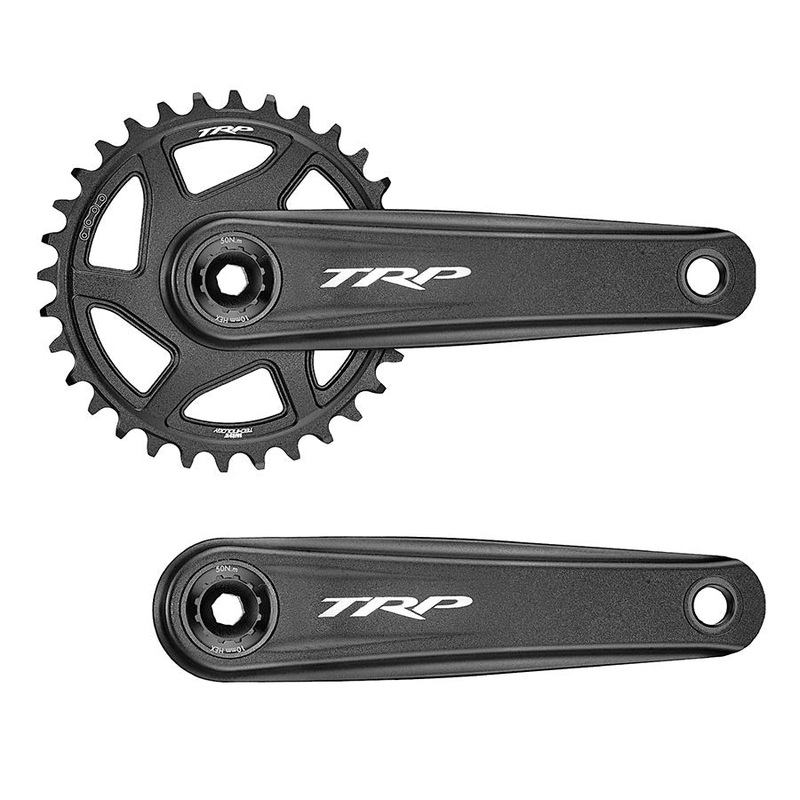 TRP CK-8050 Crankset – 170mm 12-Speed For 68/73mm Frame BB DM CINCH Chainring Interface 30mm  Spindle Sandblasted BLK