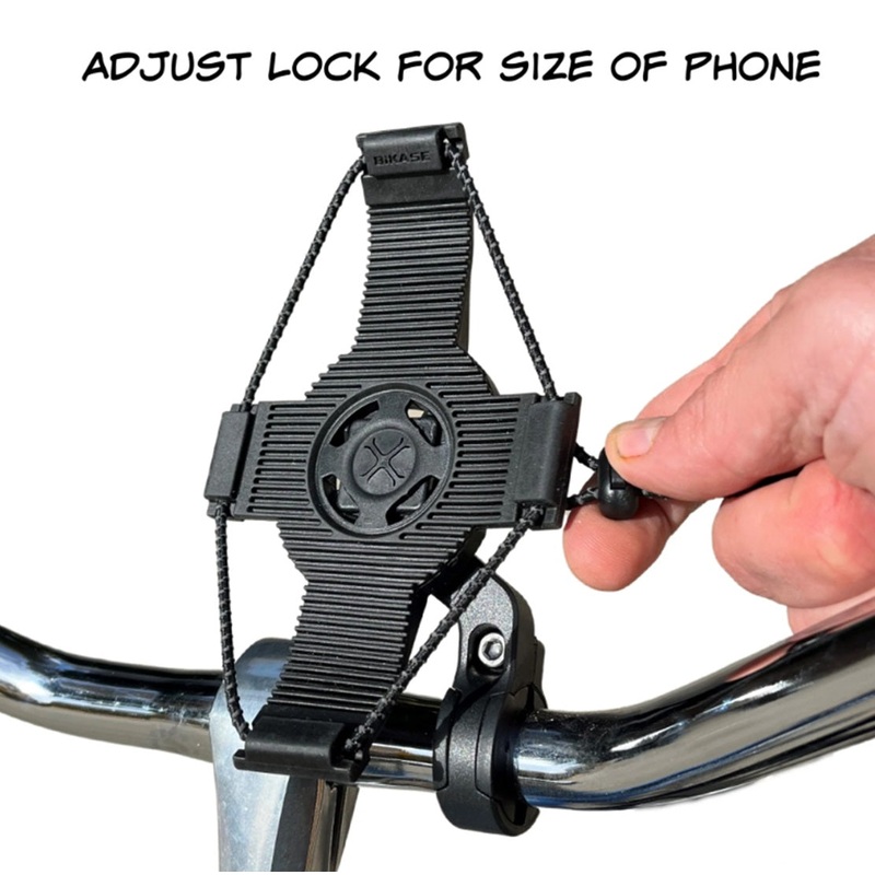 BiKase ElastoKASE Universal Phone Holder Black