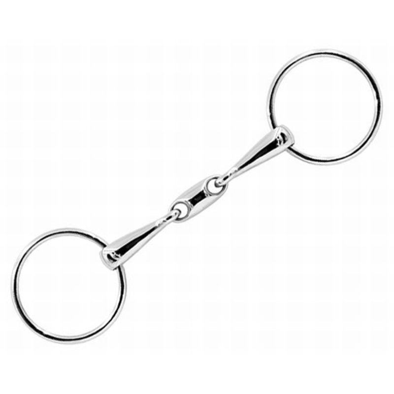 Bit elliptical link snaffle 16mm