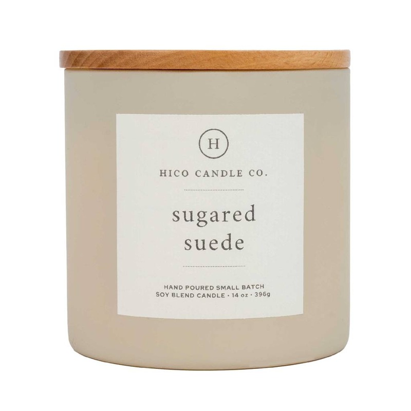 Hico Candle Co Sugared Suede Candle